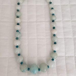 Large Stone bead necklace